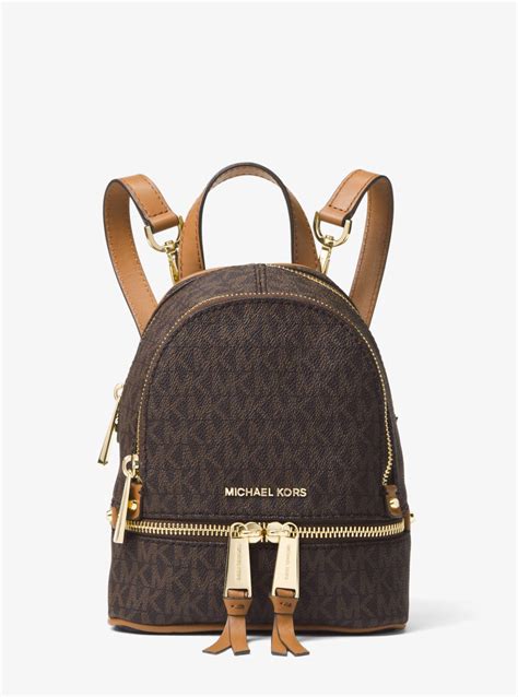 michael kors small backpack purse.